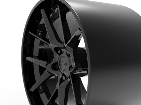 AMERICAN RACING BISHOP WHEEL 3D PRINT MODEL 3D प्रिंट मॉडल