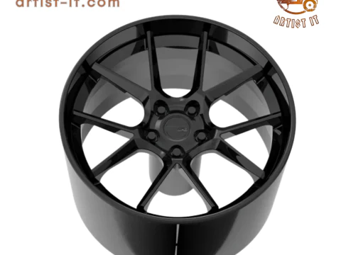 AMERICAN RACING BISHOP WHEEL 3D PRINT MODEL 3D Print Model
