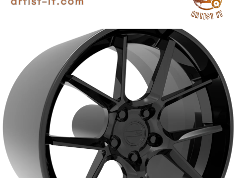 AMERICAN RACING BISHOP WHEEL 3D PRINT MODEL 3D Print Model