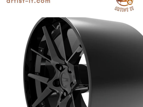 AMERICAN RACING BISHOP WHEEL 3D PRINT MODEL 3D Print Model