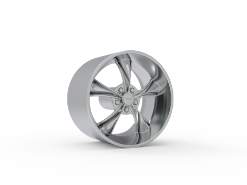 AMERICAN RACING BOSS TT WHEEL 3D PRINT MODEL 3D Baskı Modeli