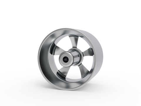 AMERICAN RACING BOSS TT WHEEL 3D PRINT MODEL 3D Baskı Modeli