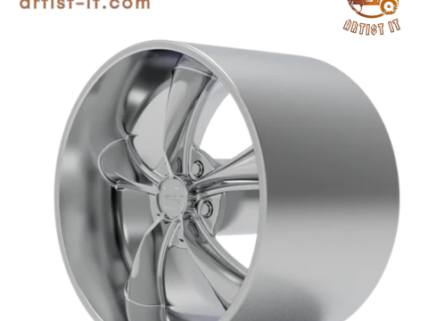 AMERIKAANSE RACING BOSS TT WIEL 3D PRINTMODEL 3D printmodel