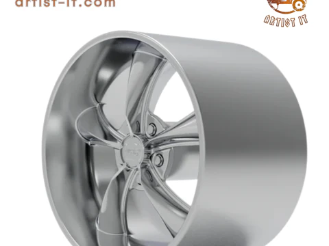 AMERICAN RACING BOSS TT WHEEL 3D PRINT MODEL 3D Print Model