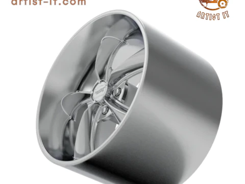 AMERICAN RACING BOSS TT WHEEL 3D PRINT MODEL 3D Print Model