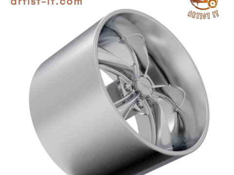 AMERIKAANSE RACING BOSS TT WIEL 3D PRINTMODEL 3D printmodel