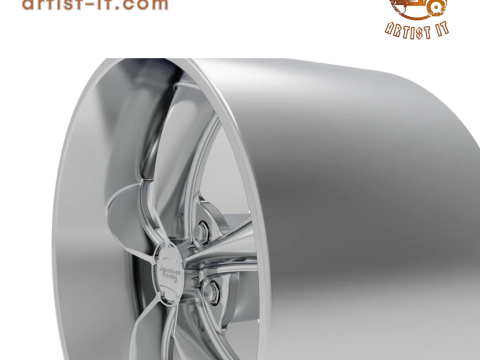 AMERIKAANSE RACING BOSS TT WIEL 3D PRINTMODEL 3D printmodel