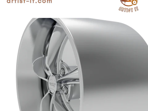 AMERICAN RACING BOSS TT WHEEL 3D PRINT MODEL 3D Print Model