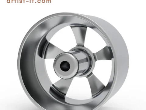 AMERICAN RACING BOSS TT WHEEL 3D PRINT MODEL 3D Print Model