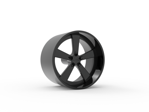 AMERICAN RACING BURNOUT WHEEL 3D PRINT MODEL 3D Print Model