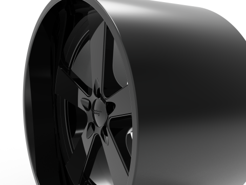 AMERICAN RACING BURNOUT WHEEL 3D PRINT MODEL 3D Принт Модель