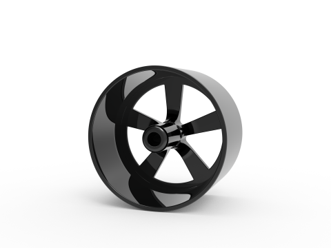 AMERICAN RACING BURNOUT WHEEL 3D PRINT MODEL 3D Принт Модель