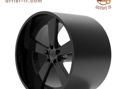 AMERICAN RACING BURNOUT WHEEL 3D PRINT MODEL 3D Print Model