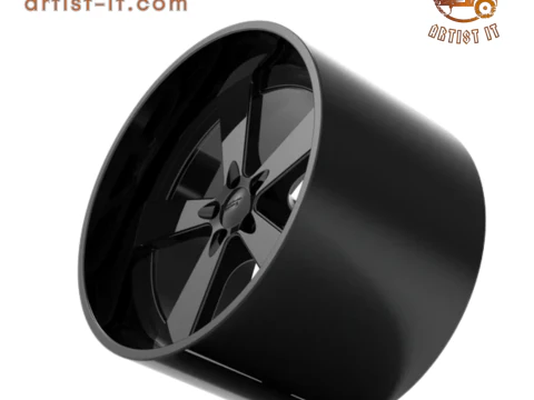 AMERICAN RACING BURNOUT WHEEL 3D PRINT MODEL 3D Print Model