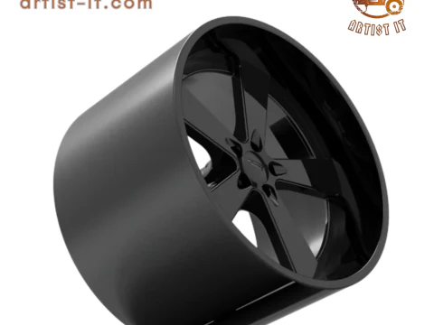 AMERICAN RACING BURNOUT WHEEL 3D PRINT MODEL 3D Print Model
