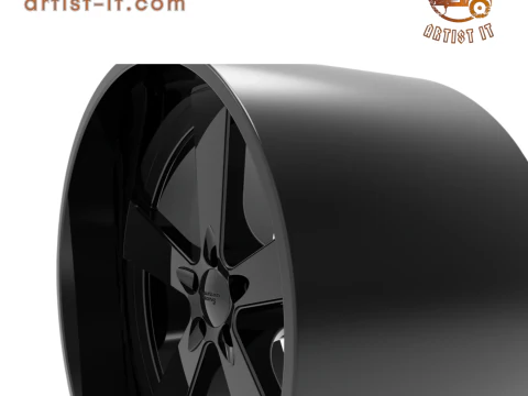 AMERICAN RACING BURNOUT WHEEL 3D PRINT MODEL 3D Print Model