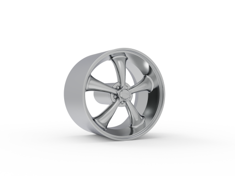 AMERICAN RACING CLASSIC TORQ THRUST II WHEEL 3D PRINT MODEL 3D-printmodel