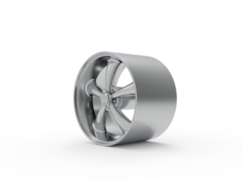 AMERICAN RACING CLASSIC TORQ THRUST II WHEEL 3D PRINT MODEL 3D-printmodel