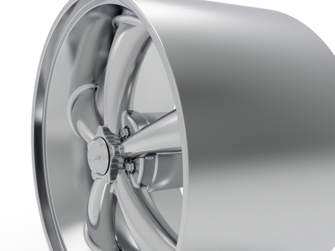 AMERICAN RACING CLASSIC TORQ THRUST II WHEEL 3D PRINT MODEL 3D-printmodel