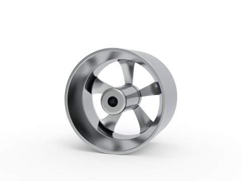 AMERICAN RACING CLASSIC TORQ THRUST II WHEEL 3D PRINT MODEL 3D-printmodel