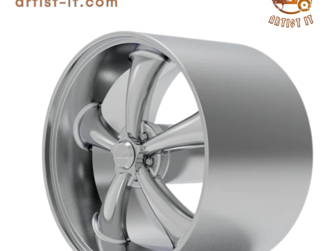 AMERICAN RACING CLASSIC TORQ THRUST II WIEL 3D PRINTMODEL 3D printmodel