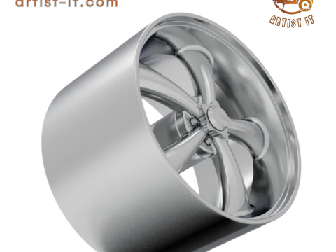 AMERICAN RACING CLASSIC TORQ THRUST II WIEL 3D PRINTMODEL 3D printmodel