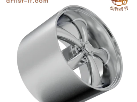 AMERICAN RACING CLASSIC TORQ THRUST II WHEEL 3D PRINT MODEL 3D Print Model