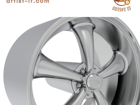 AMERICAN RACING CLASSIC TORQ THRUST II WIEL 3D PRINTMODEL 3D printmodel