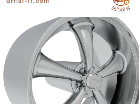 AMERICAN RACING CLASSIC TORQ THRUST II WHEEL 3D PRINT MODEL 3D Print Model