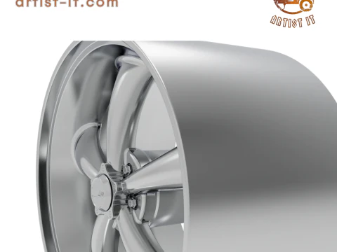 AMERICAN RACING CLASSIC TORQ THRUST II WHEEL 3D PRINT MODEL 3D Print Model