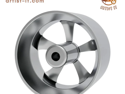 AMERICAN RACING CLASSIC TORQ THRUST II WHEEL 3D PRINT MODEL 3D Print Model