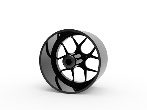 AMERICAN RACING CROSSFIRE WHEEL 3D PRINT MODEL Model Cetak 3D