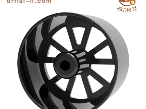 AMERIKAANS RACING DRAFTWIEL 3D PRINTMODEL 3D printmodel