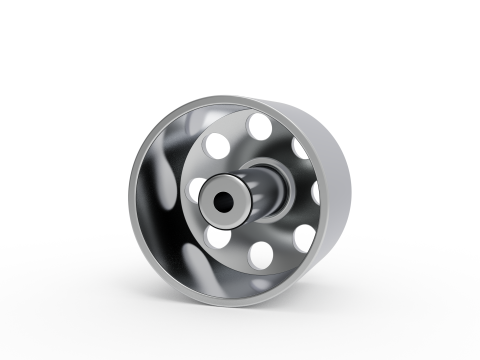 AMERICAN RACING front baja dually WHEEL 3D PRINT MODEL 3D Принт Модель