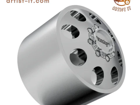 AMERICAN RACING front baja dually WHEEL 3D PRINT MODEL 3D Print Model