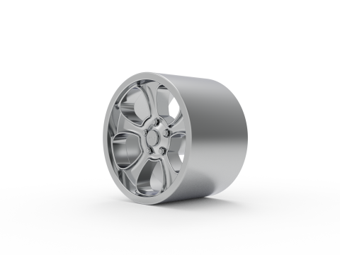 AMERICAN RACING GASSER WHEEL 3D PRINT MODEL 3Dプリントモデル