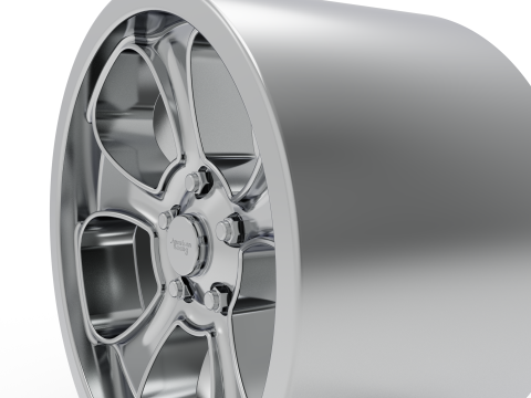 AMERICAN RACING GASSER WHEEL 3D PRINT MODEL 3Dプリントモデル