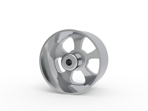 AMERICAN RACING GASSER WHEEL 3D PRINT MODEL 3Dプリントモデル