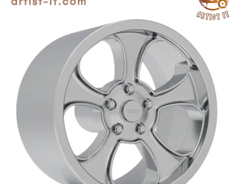 아메리칸 레이싱 GASSER 휠 3D 프린트 모델 3D 프린트 모델