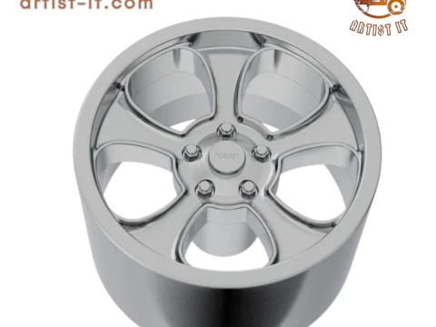 AMERICAN RACING GASSER WHEEL 3D PRINT MODEL 3D Print Model