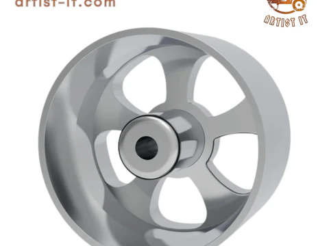 AMERICAN RACING GASSER WHEEL 3D PRINT MODEL 3D Print Model