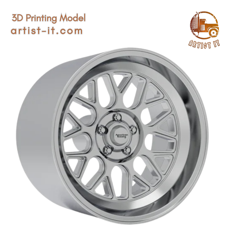 AMERICAN RACING G-FORCE WHEEL 3D PRINT MODEL 3D Print Model .c4d .max .obj .3ds .fbx .stl .blend