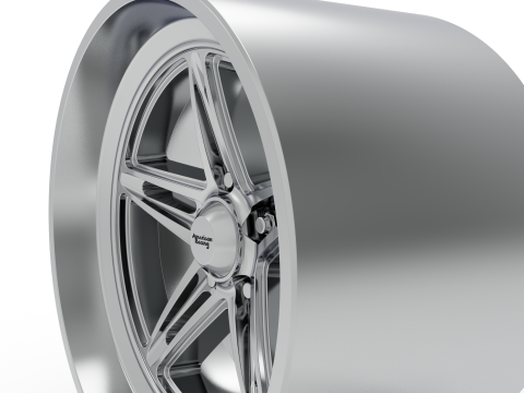 AMERICAN RACING GROOVE WHEEL 3D PRINT MODEL 3D प्रिंट मॉडल