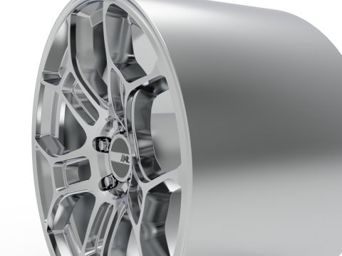 AMERICAN RACING GT STREET WHEEL 3D PRINT MODEL 3D 打印模型