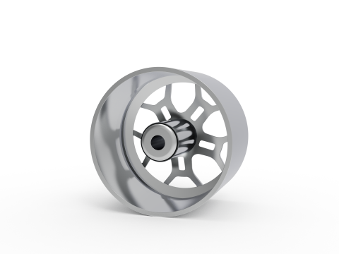 AMERICAN RACING GT STREET WHEEL 3D PRINT MODEL 3D 打印模型