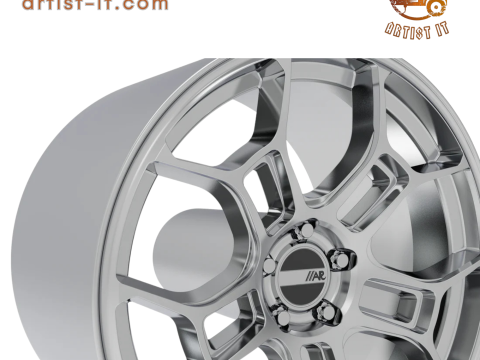 美国赛车 GT 街道车轮 3D 打印模型 3D 打印模型