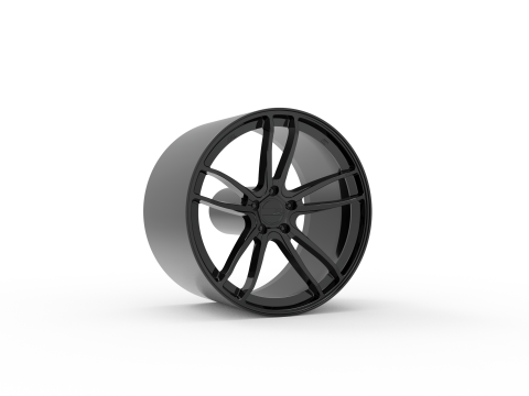 AMERICAN RACING MACH FIVE WHEEL 3D PRINT MODEL Modello di stampa 3D