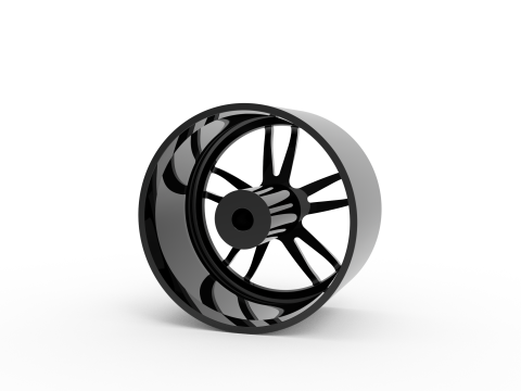 AMERICAN RACING MACH FIVE WHEEL 3D PRINT MODEL 3D Принт Модель