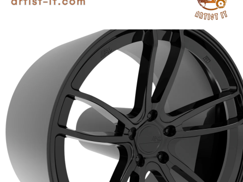 AMERICAN RACING MACH FIVE WHEEL 3D PRINT MODEL 3D Print Model