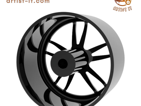 AMERICAN RACING MACH FIVE WHEEL 3D PRINT MODEL 3D Print Model